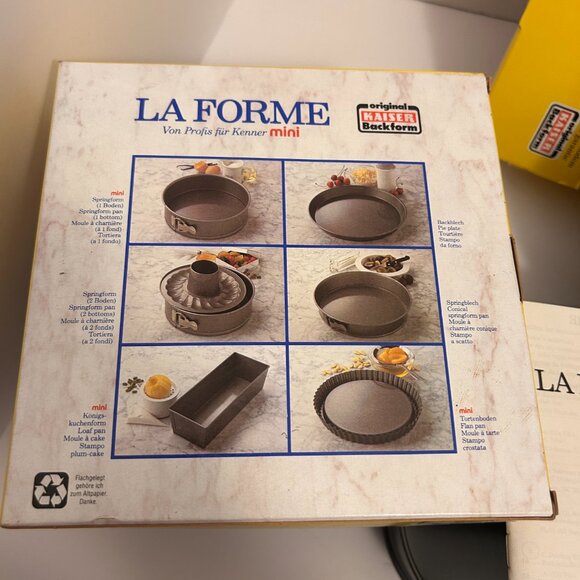 🍰 Kaiser La Forme Springform Pan Set (6) | 4 Mini + 2 Large | Made in Germany | - Picture 4 of 7
